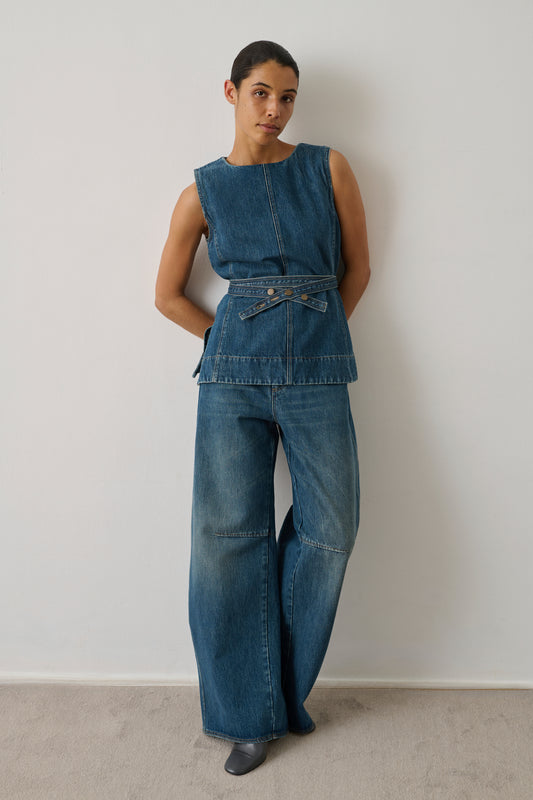 Top Chance - Bleu/Vert - Femme