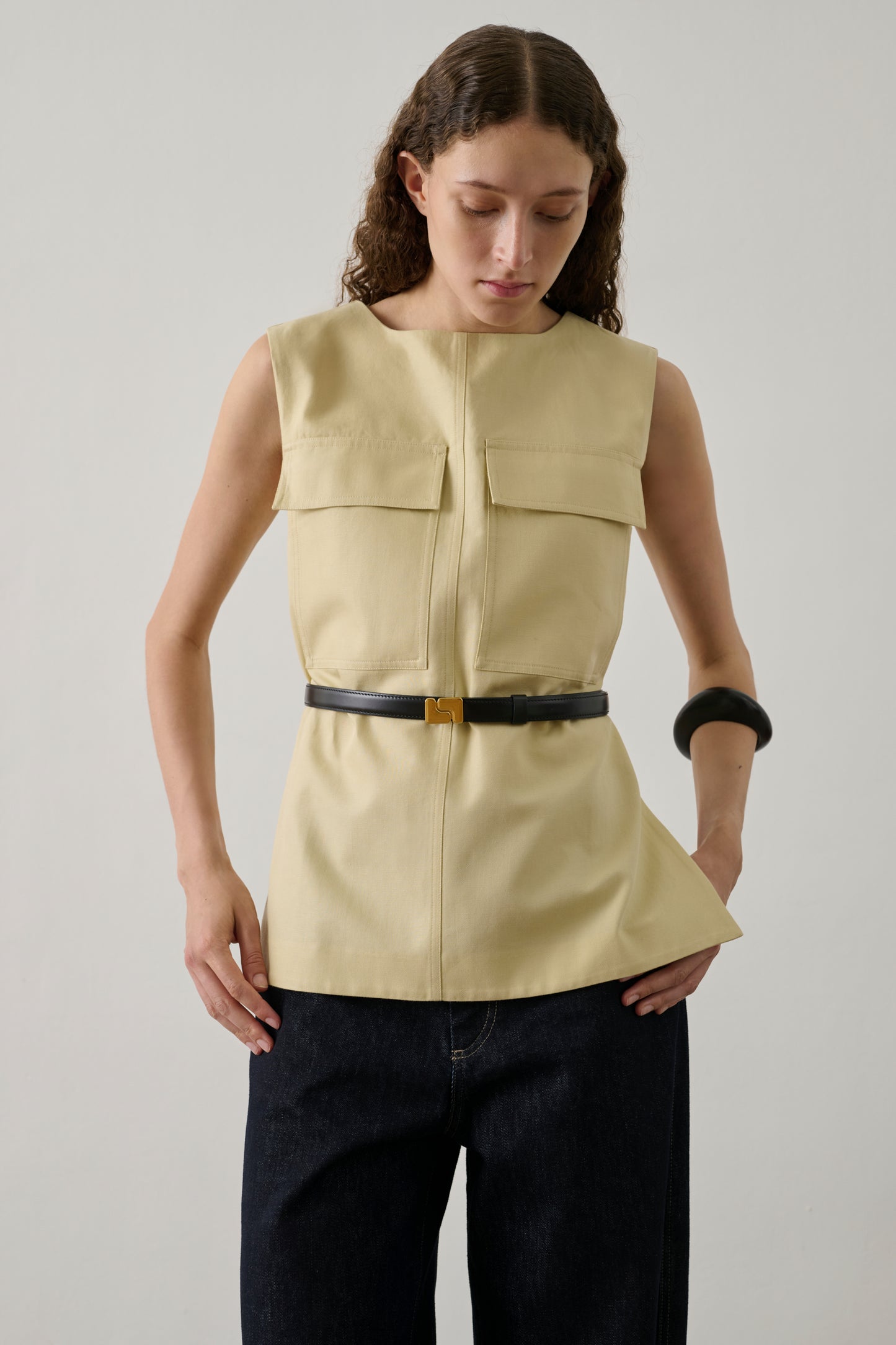 Ceinture Ninon Mini - Noir - Cuir - Femme