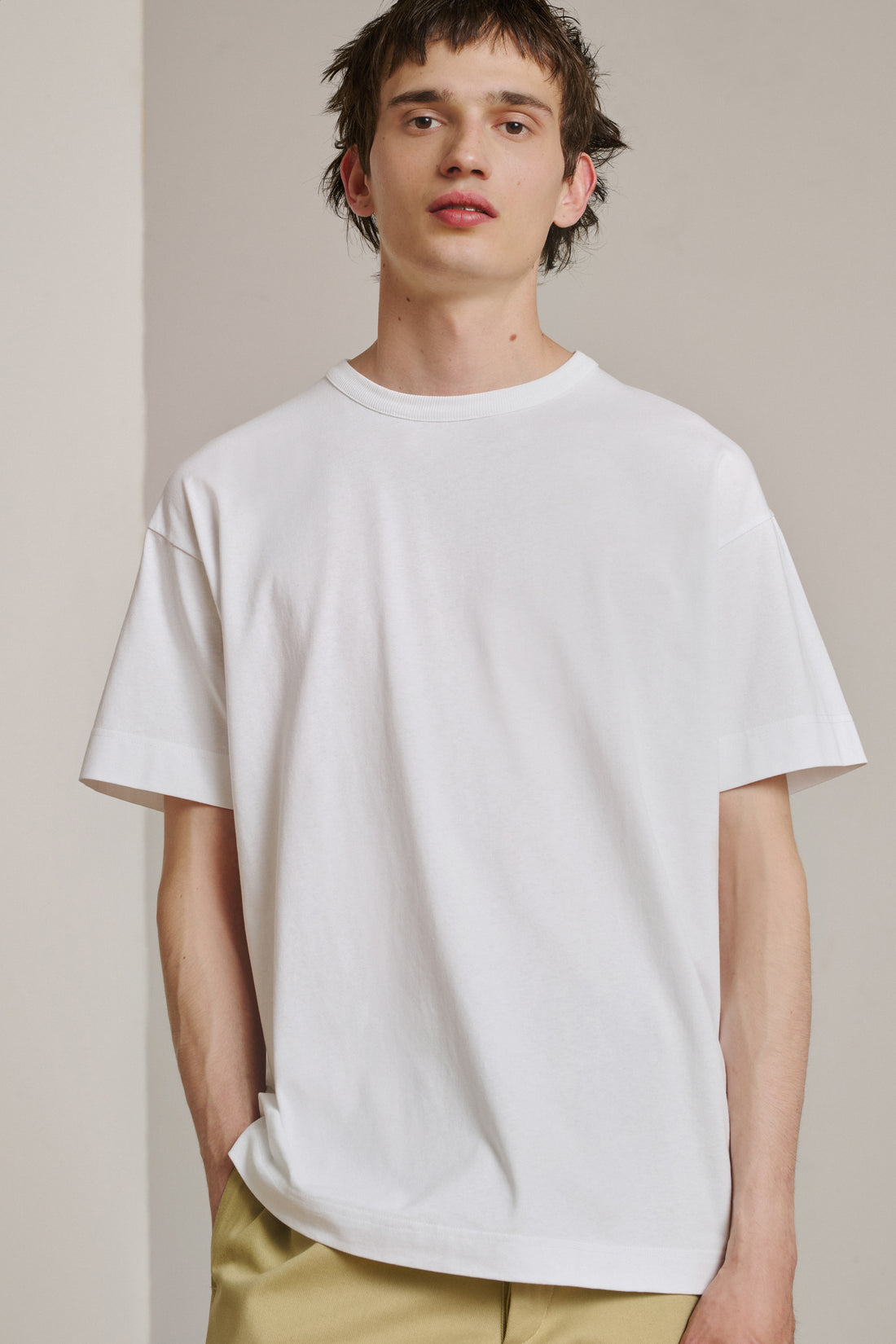 T-shirt Miles - Blanc - Coton - Homme