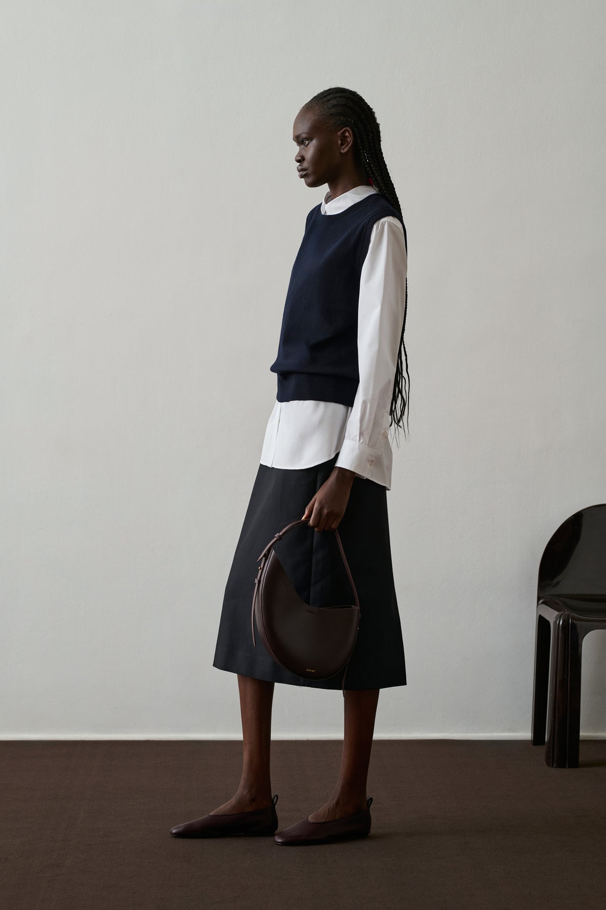 Sac Wino - Bordeaux Foncé - Cuir - Femme vue 3