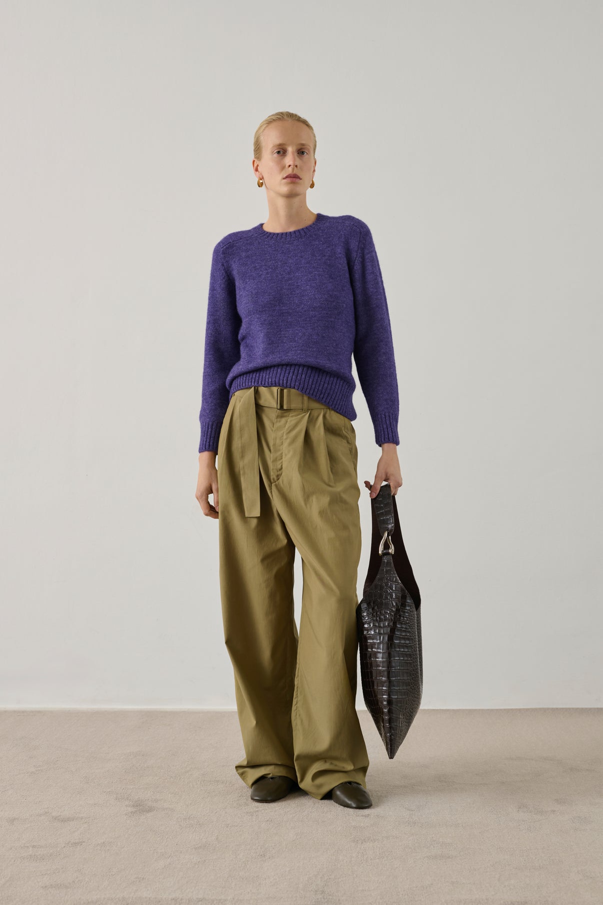 Pull Envie - Violet Clair - Femme vue 1