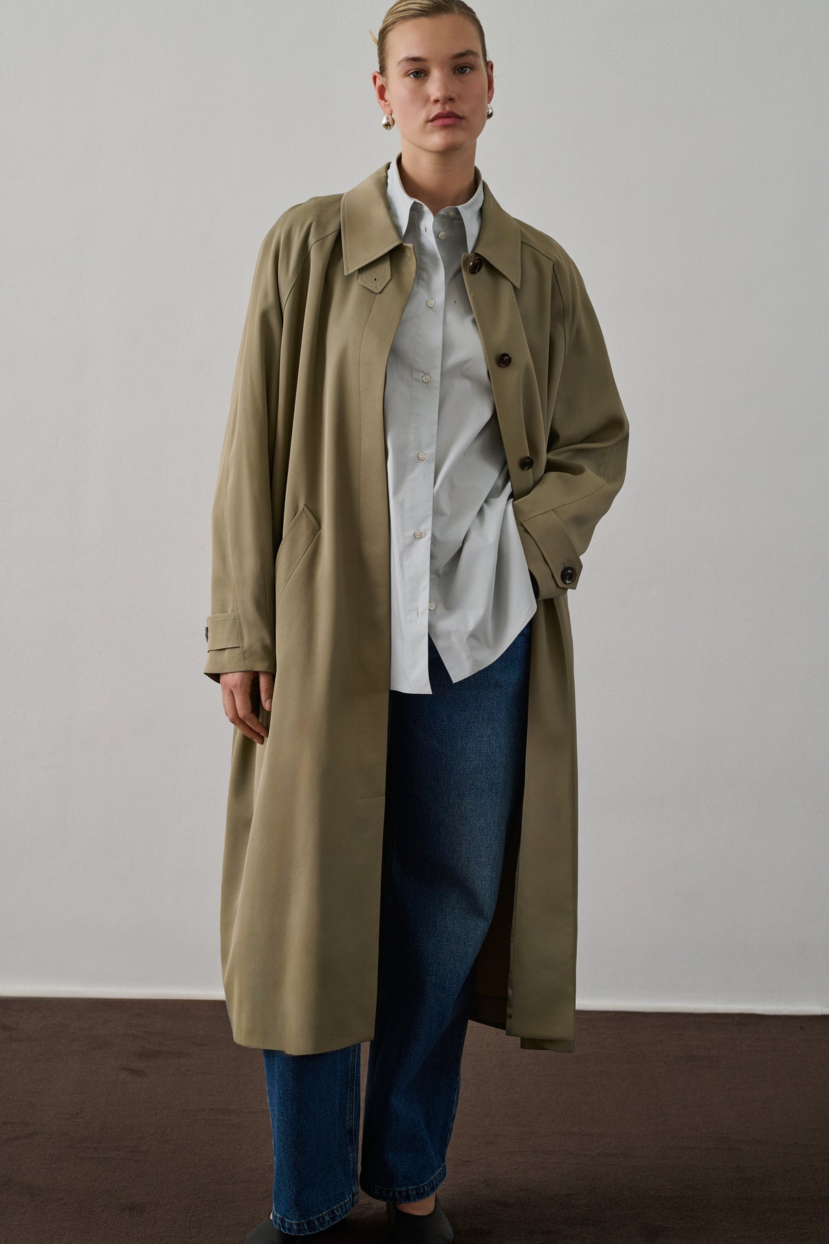 Trench Fritz - Sauge - Femme vue 5