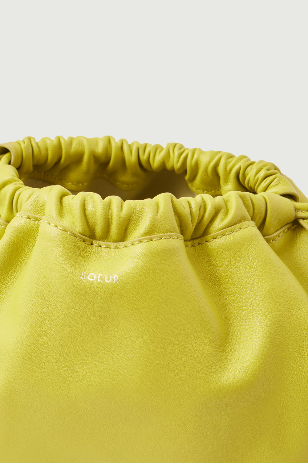 Sac Suzette - Jaune Néon - Cuir - Femme vue 6