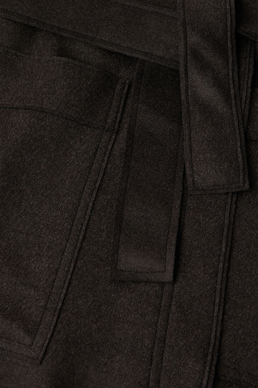 Veste Balme - Vert Ébène - Laine - Femme vue 8